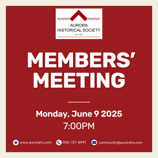 Members' Meeting -- Monday, June 9 2025